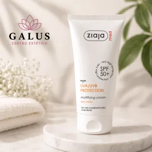 Protector Solar Facial Ziaja Med SPF 50+ Matificante | Galus Centro Estético
